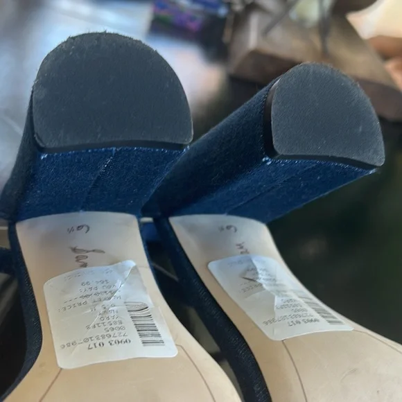 - Sam Edelman denim sandals, 6 1/2 like new - Picture 6 of 6
